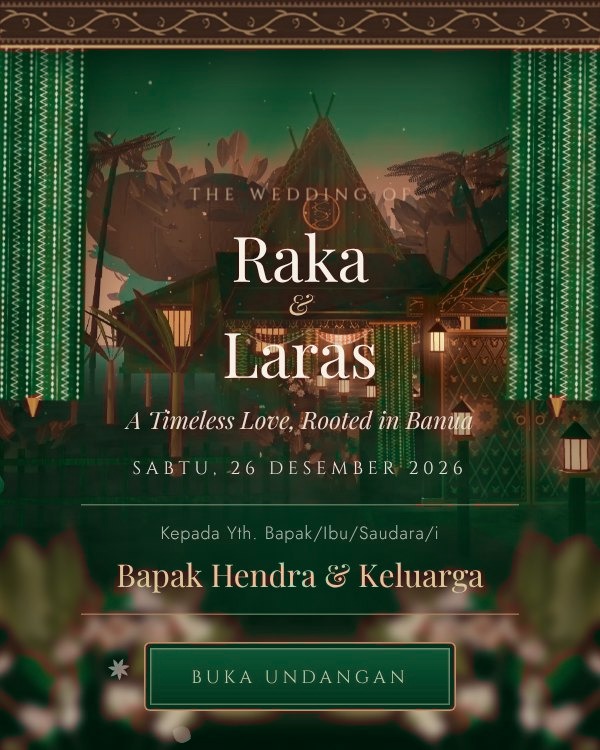 Tangkapan layar tema Banjar Bottle Green Heritage