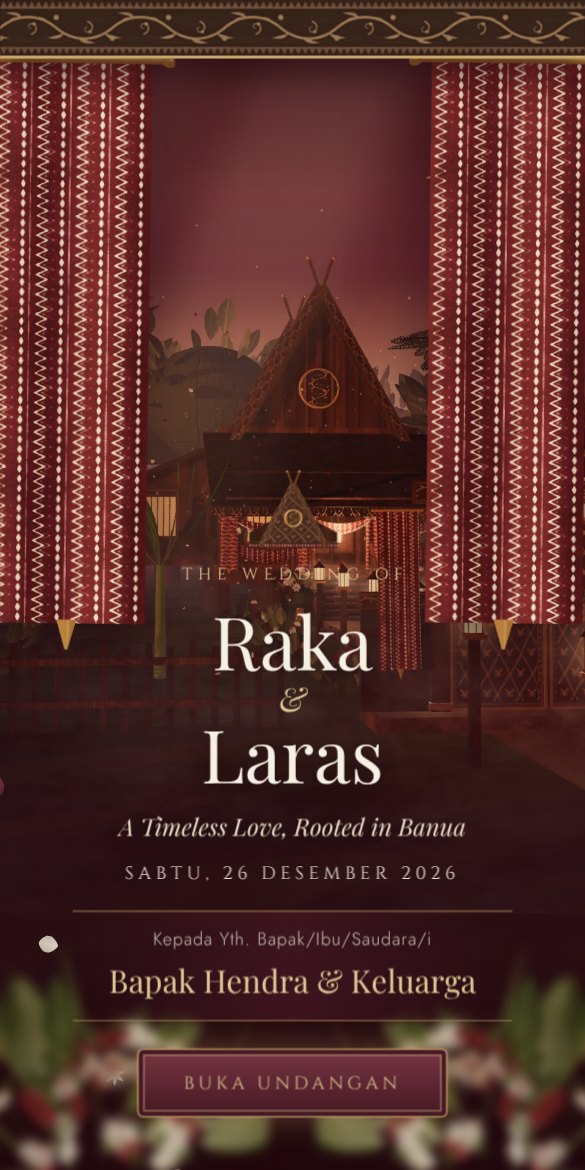 Tangkapan layar tema Banjar Maroon Heritage