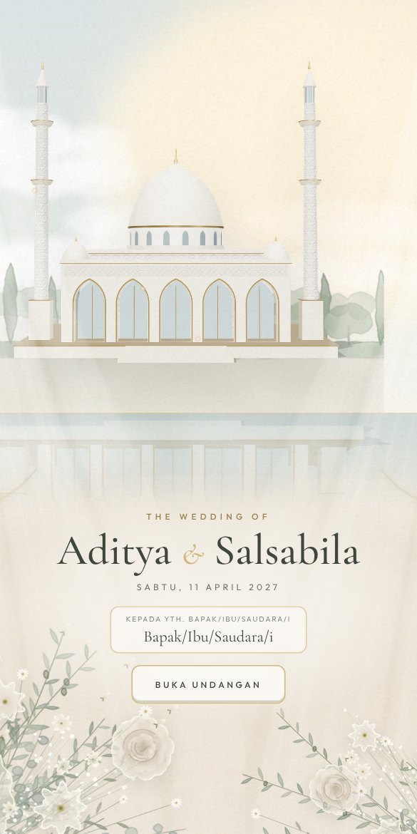Tangkapan layar tema Nooré Mosque