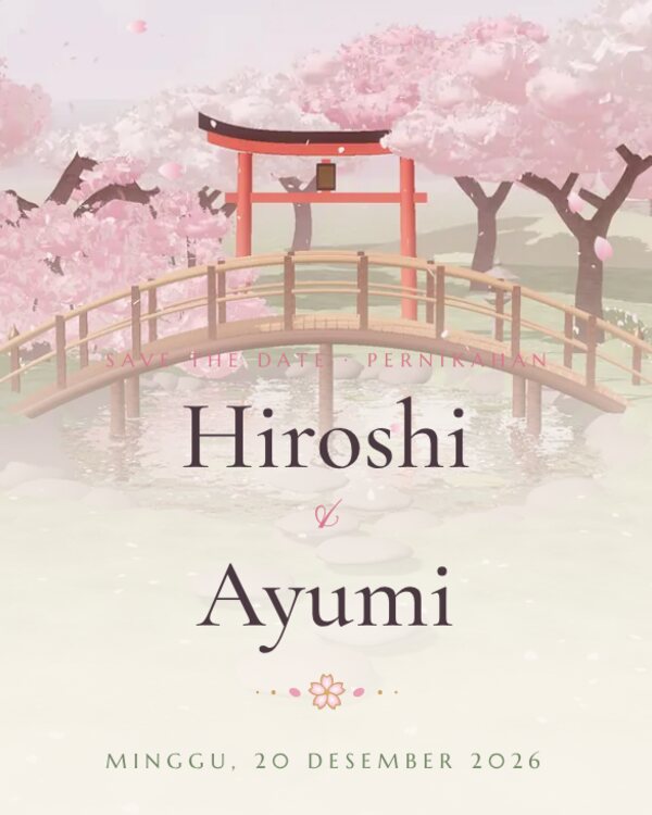 Tangkapan layar tema Sakura Hime Garden