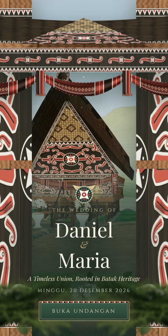 Tangkapan layar tema Toba Emerald Heritage